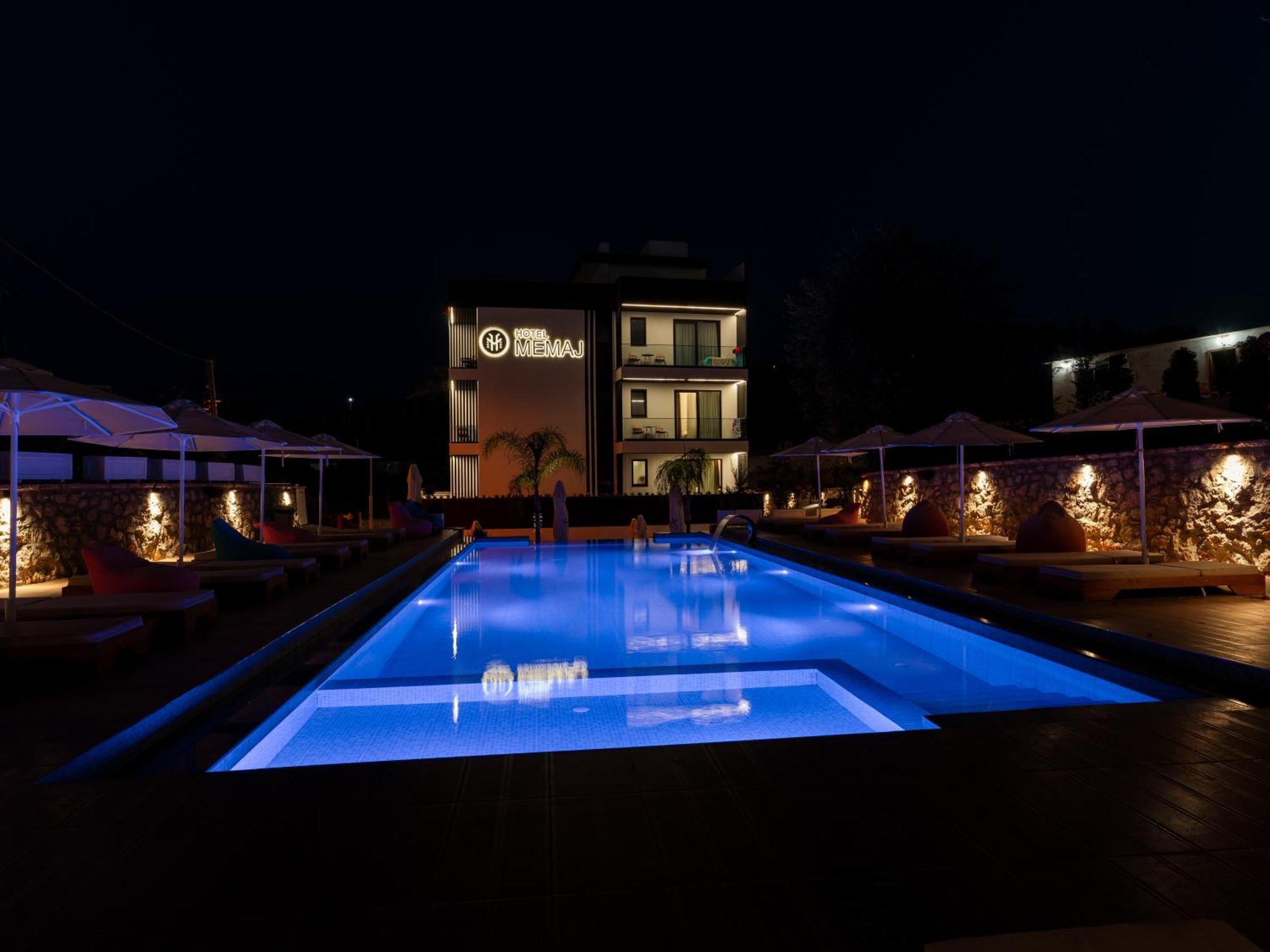 Hotel Memaj Ксамил Экстерьер фото